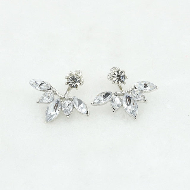 New Fashion Jewelry Leaf Stud Earrings For Women
