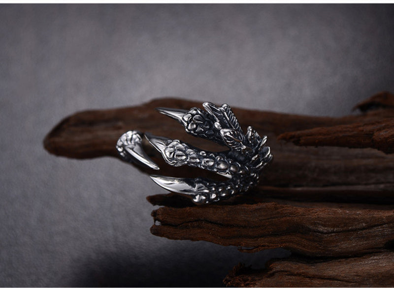 Stainless Steel Mens Biker Rings