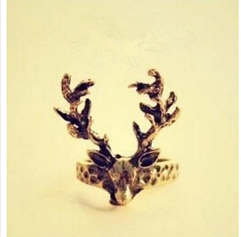 Deer Antlers Tail Ring