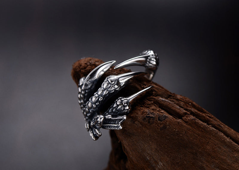 Stainless Steel Mens Biker Rings