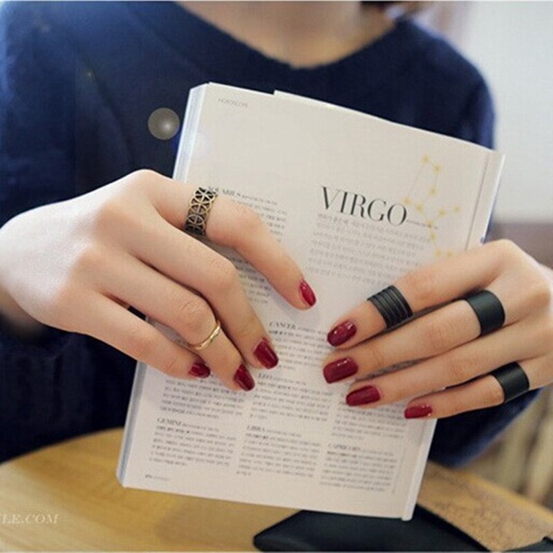 Europe and the United States leaves joint ring 6 sets of personalized wild ring