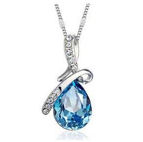 Crystal Pendant Necklaces For Women High Quality Luxury Lady's Jewelry