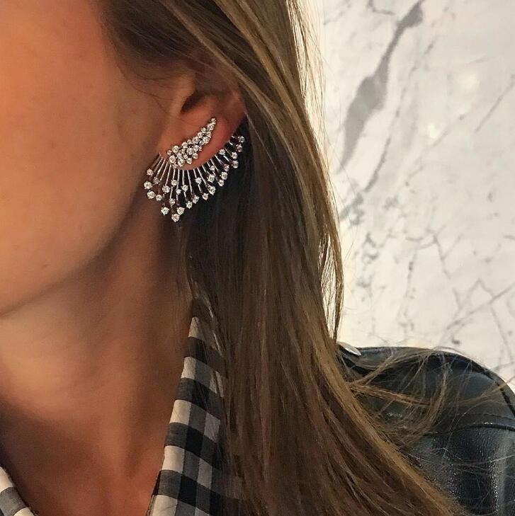 Crystal Stud Earrings For Woman