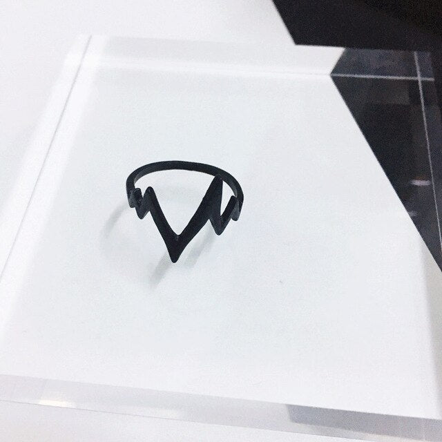 Simple  lightning electrocardiogram tail ring